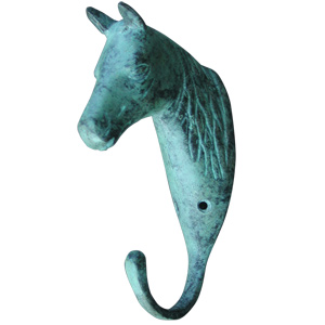 168056 - APPENDIBRIGLIA a testa di cavallo   col.verde invecchiato