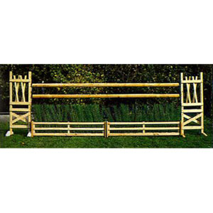 169140 - TELAIO IN LEGNO PER CANCELLETO CON  SIEPE cm 170x47x48